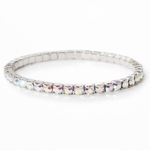 Touchstone Crystal Aurore Boreale Stretch Bracelet Crystal